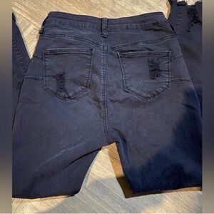 S.O.N.G. Curvy Super High Rise Skinny Black Jeans